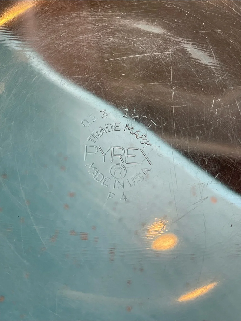 Vintage Pyrex Clear Glass Round Casserole Dish w/ Lid 1.5 Qt Ovenware USA